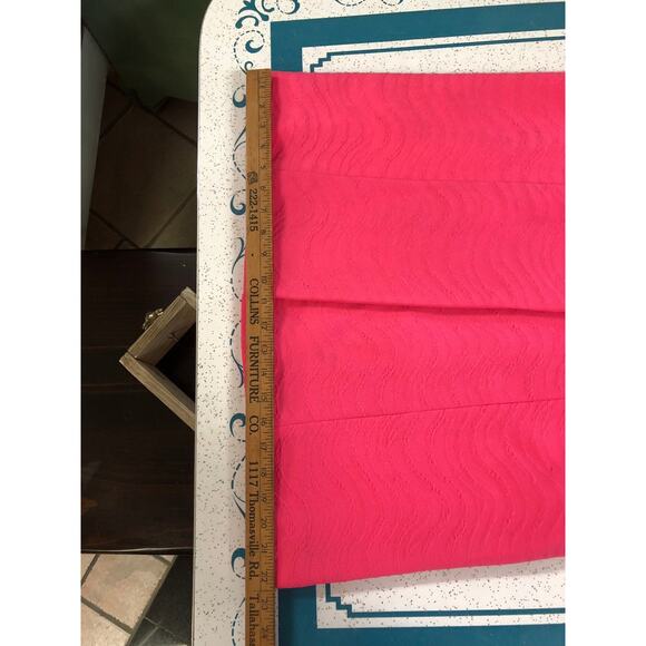 Vintage 1980s Women's Pink Jacket Coat Overcoat Long sleeve Knee length collar - Picture 7 of 9